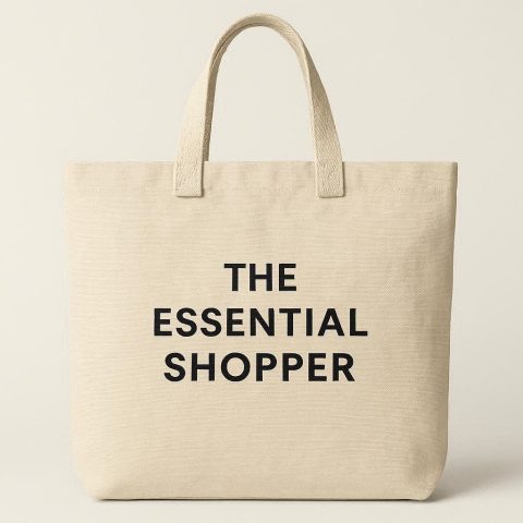 Heavyweight Organic Cotton Canvas Tote - The Essential Shopper